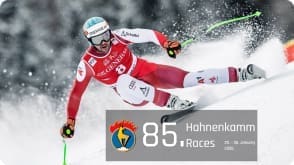 Photo d'un skieur professionnel
