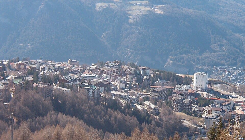 Panoramic view of Sauze d'Oulx